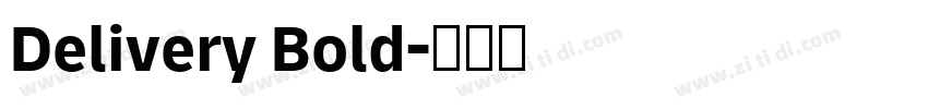 Delivery Bold字体转换